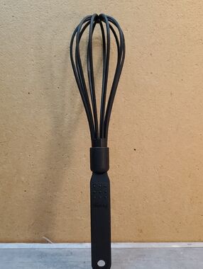 Black Silicone Whisk